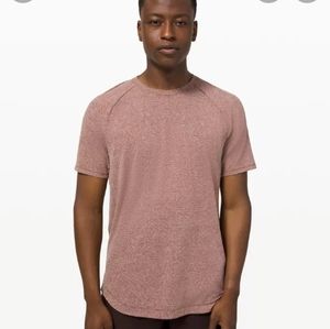 Lululemon Drysense SS. Heathered Savannah. Size L.